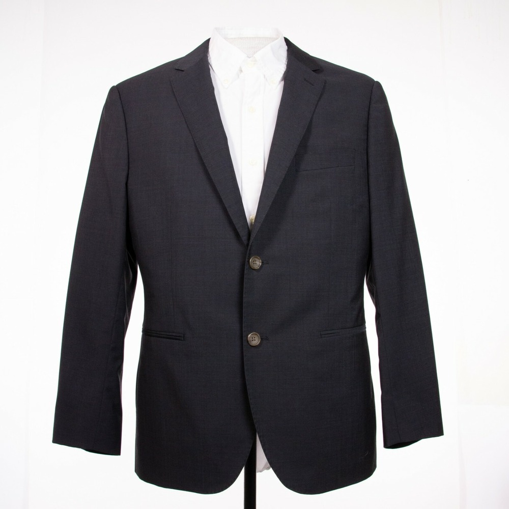 Indochino Mens‎ 40R Gray Wool Mohair Blazer Sports Coat